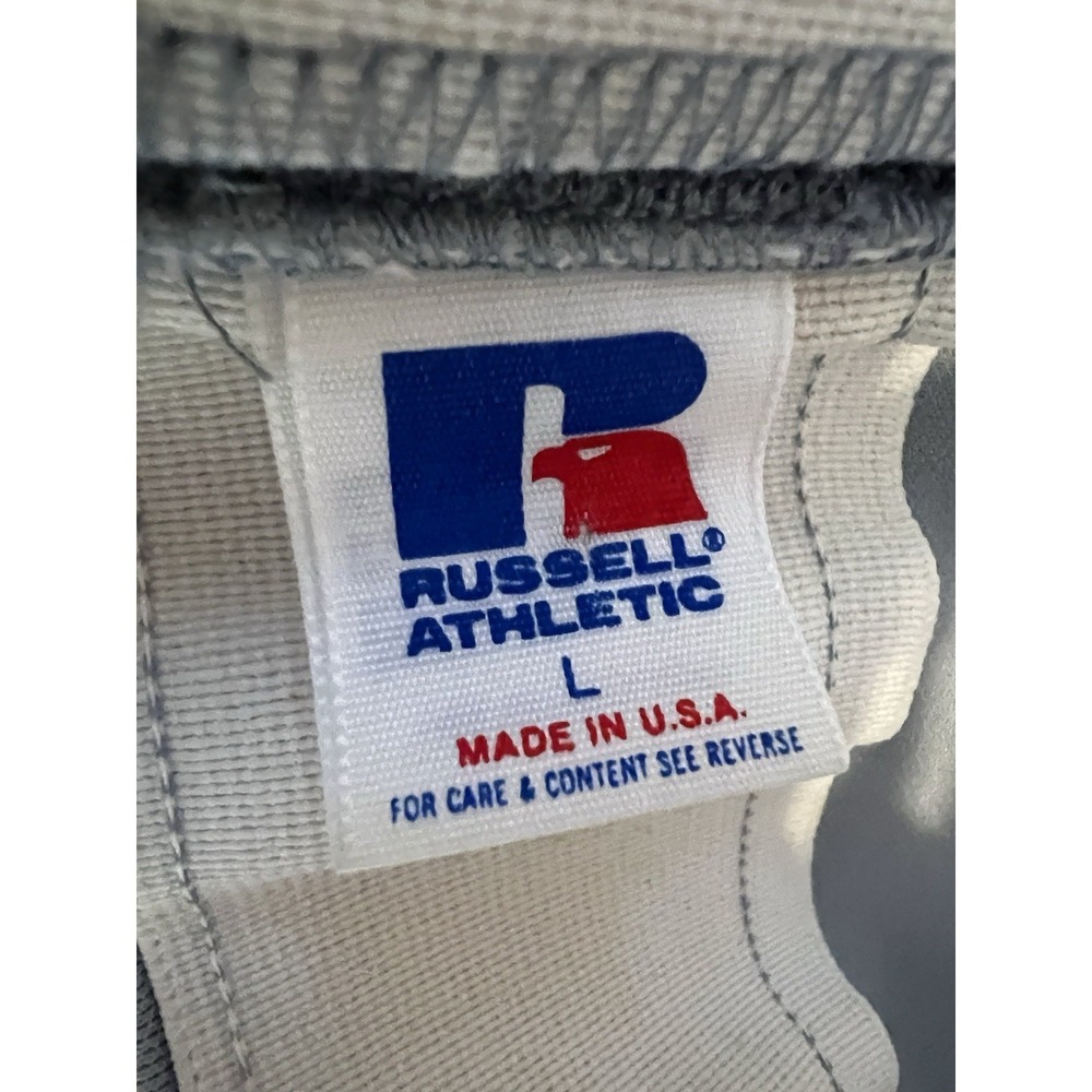 Russell Athletic Baseball Pants Mens L Gray Knicker Style USA Made - Picture 5 of 5